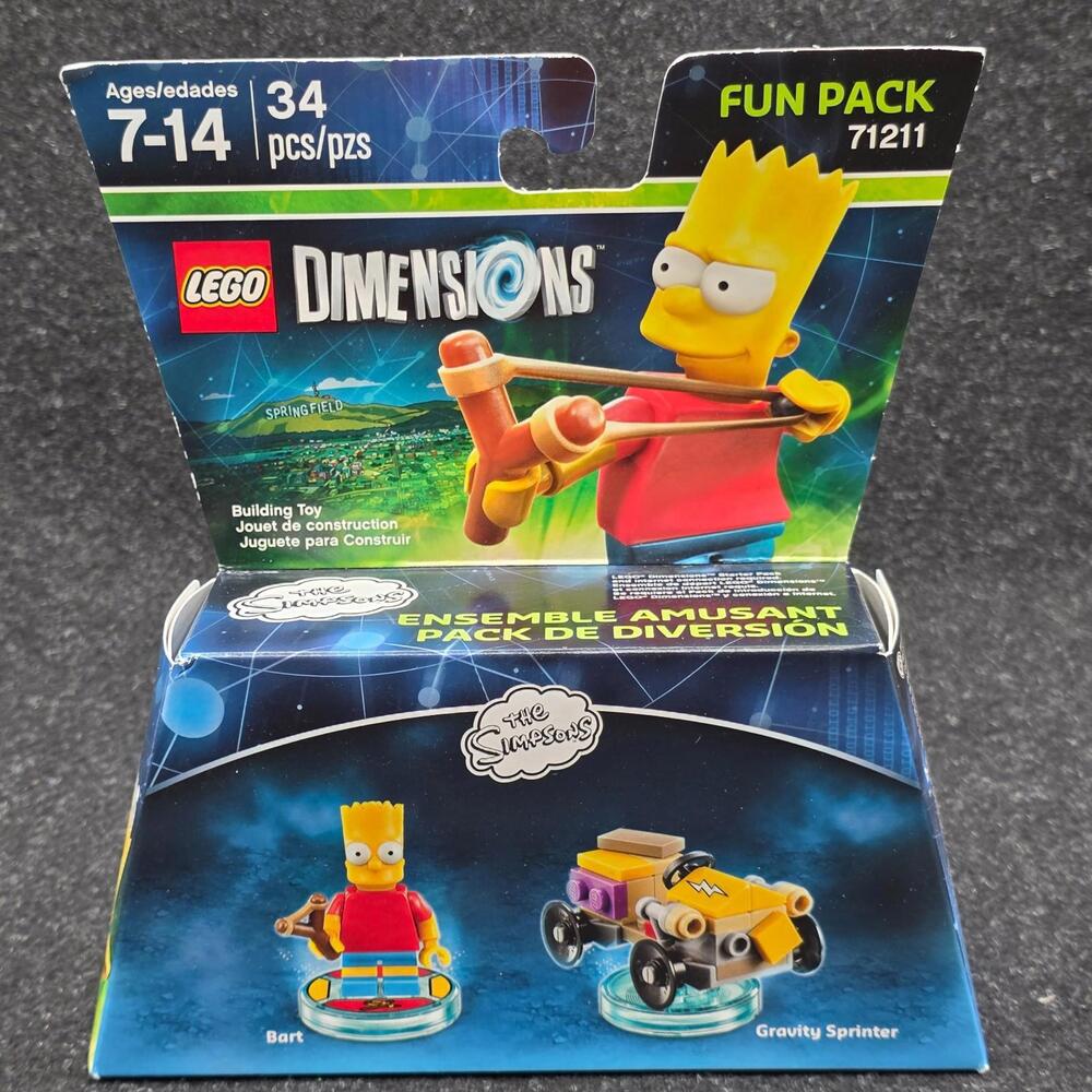Lego Dimensions The Simpsons Bart Simpson Fun Pack (#71211) Sealed Box